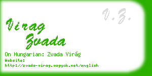 virag zvada business card